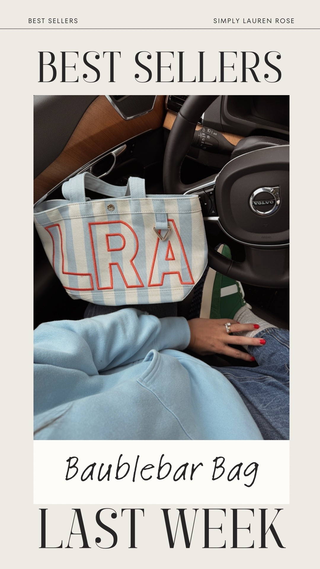 Tons of you grabbed this adorable bag!! I have it in size small