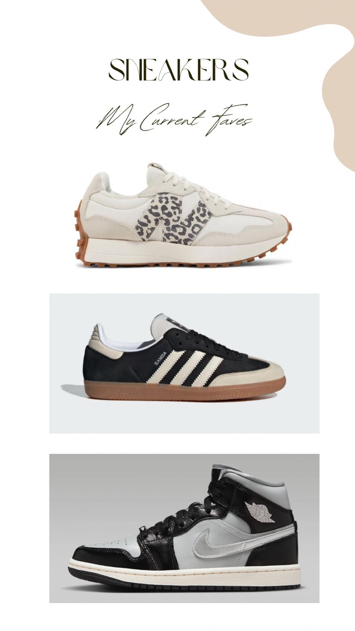 My Current favorite sneakers 

#LTKshoecrush #LTKstyletip #LTKsalealert