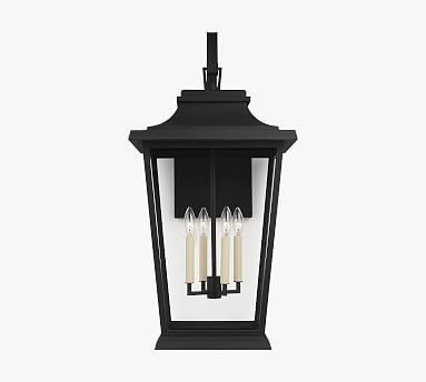 Hish Metal Outdoor Sconce | Pottery Barn (US)