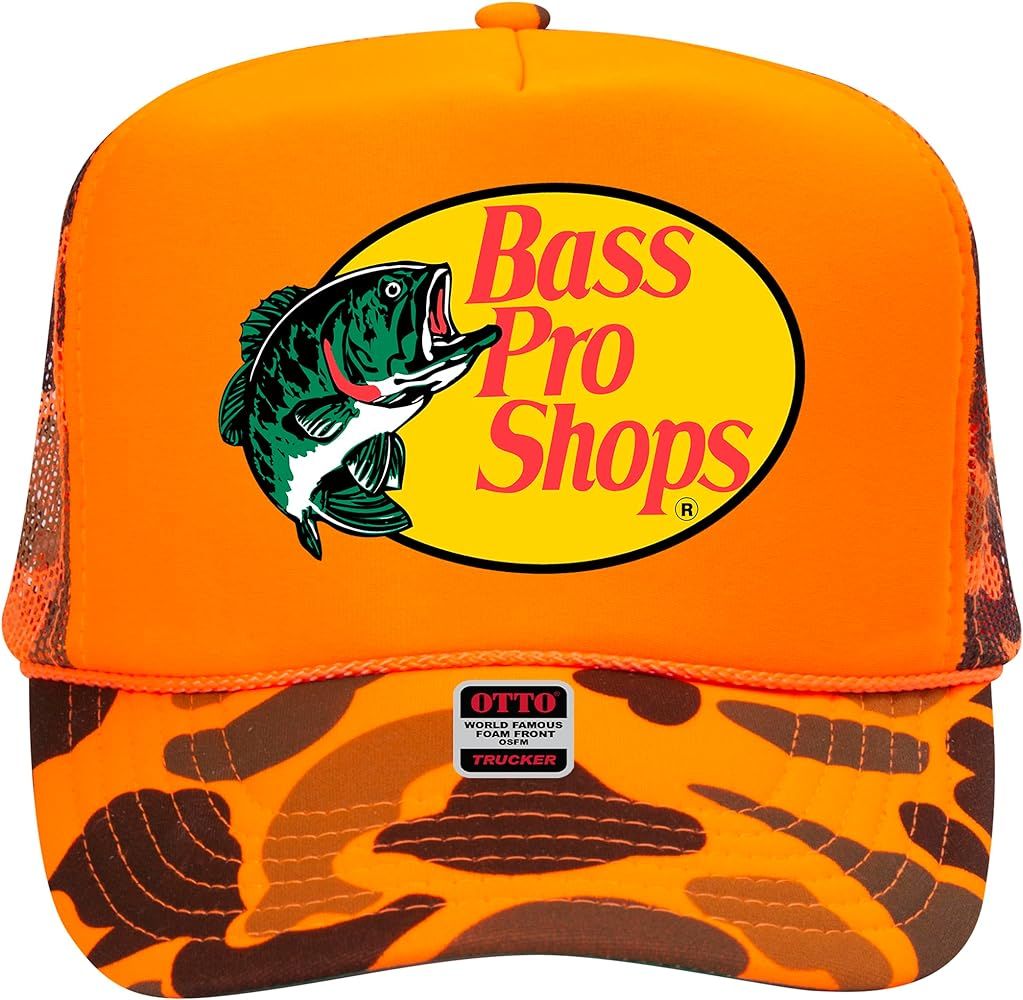 Original Bass Fishing Pro Trucker Hat - Premium Snapback for Men & Women - Western Hunting Camo C... | Amazon (US)