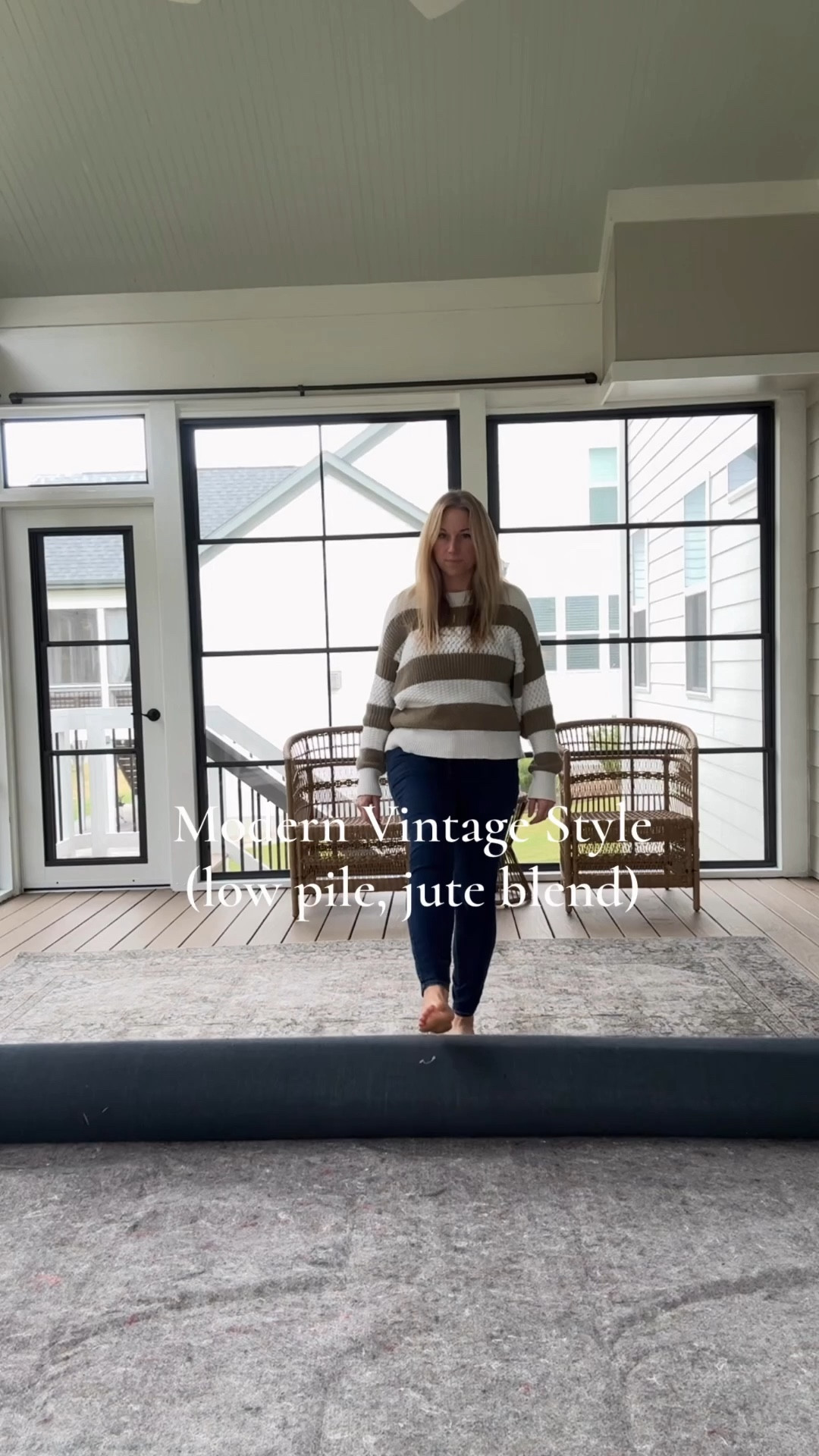 Love this modern vintage rug in my three seasons room

#LTKHome