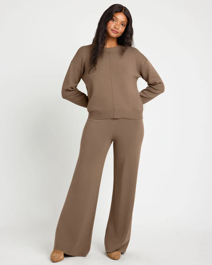 Splendid x @Cellajaneblog Solid Front Seam Sweater | Splendid