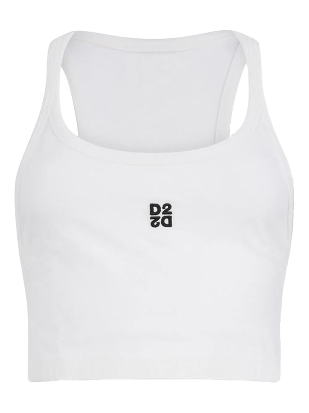 DSQUARED2 D2 Upside Down tank top - White | Farfetch Global