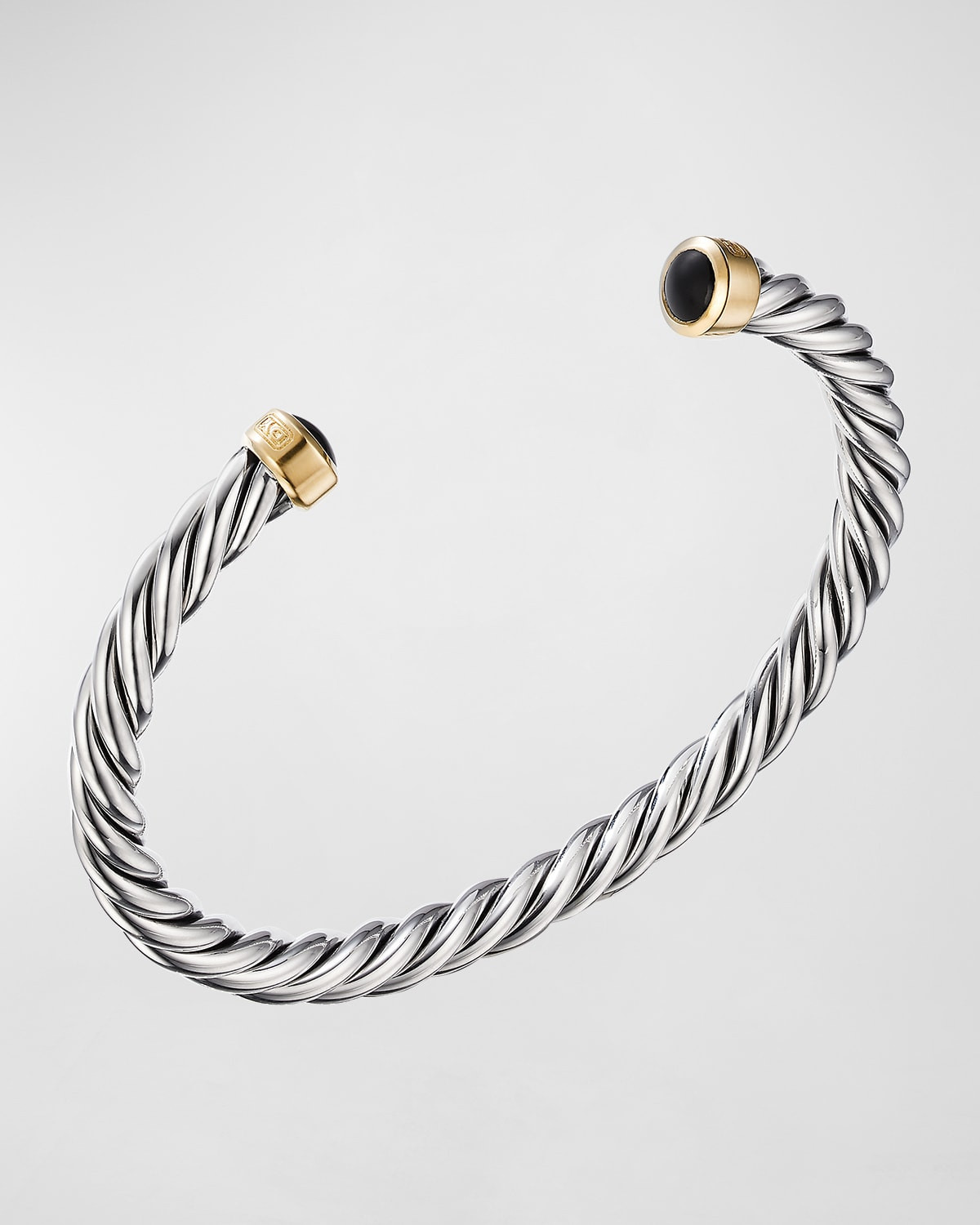 6mm Men's Cable Cuff Bracelet in Silver | Neiman Marcus