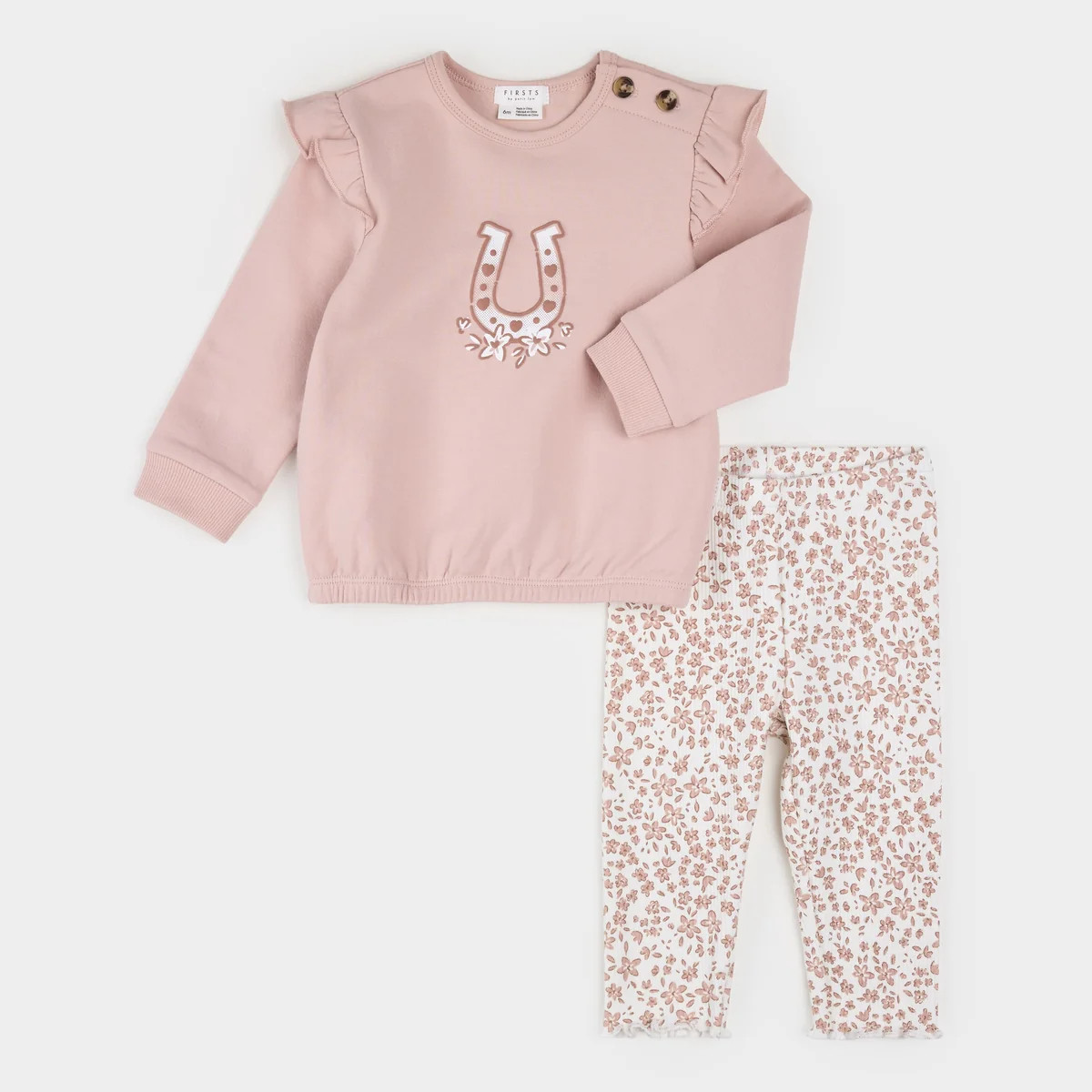 Horseshoe Print Legging Set | Petit Lem