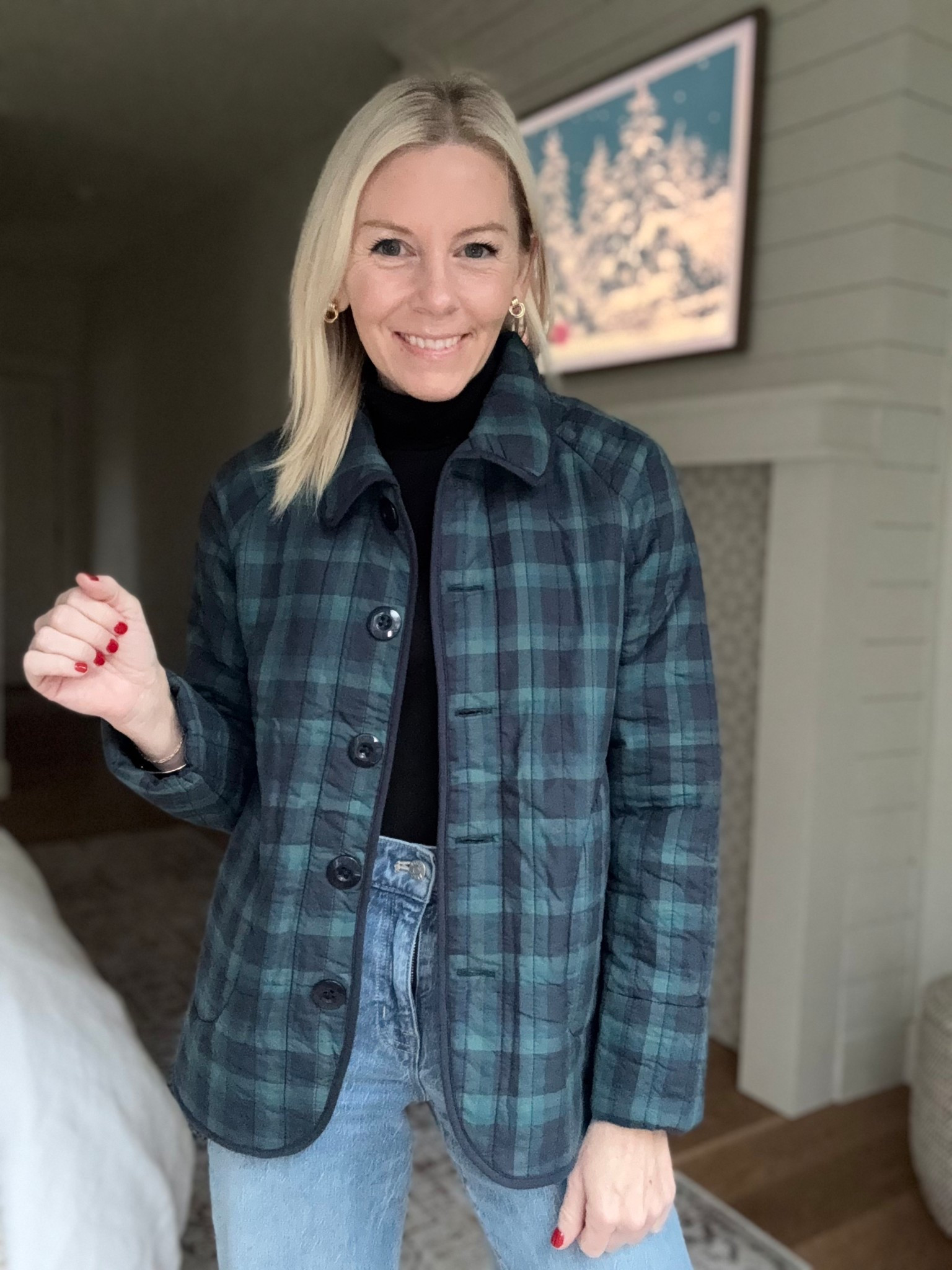 The CUTEST plaid jacket with bonus fleece lining! How sweet is this for the holidays? Wearing size XS 

#LTKgrwm #LTKHoliday #LTKootd