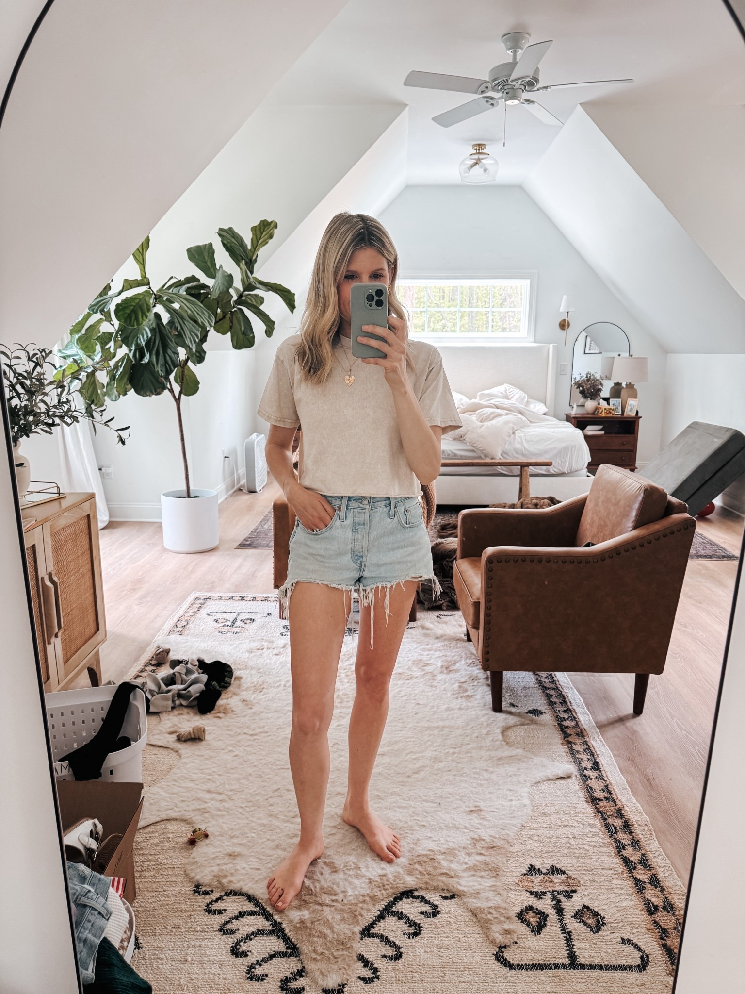 Spring/summer outfit on repeat! Love this 3 pack of tees & these are my FAV shorts 🩳  

#LTKgrwm #LTKmomlife #LTKootd