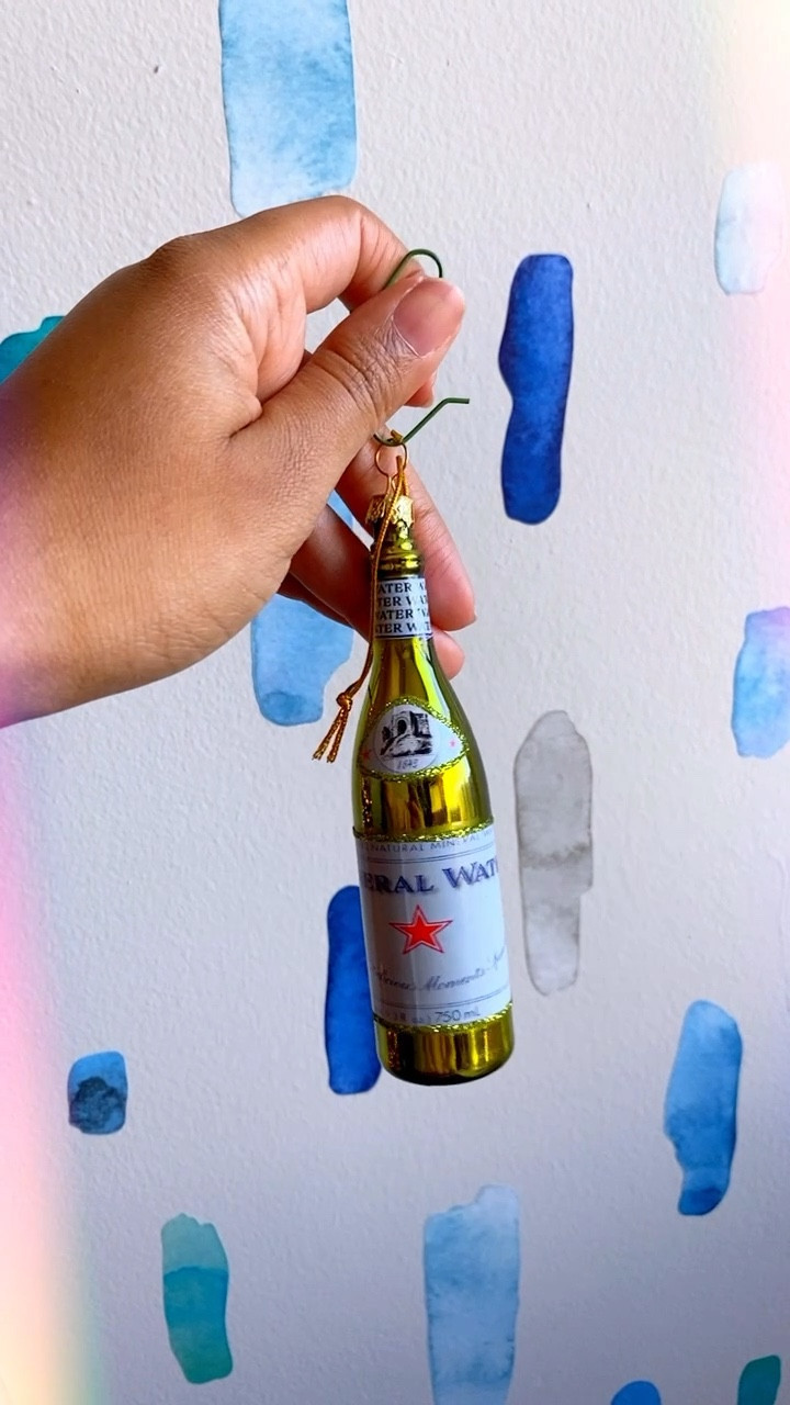 Bringing back food ornament of the day in the countdown to Christmas! Kicking things off with this sparkling water Christmas ornament. // Cody foster ornaments, Christmas tree decorating, Christmas decor, food Christmas tree

#LTKunder50 #LTKHoliday #LTKSeasonal