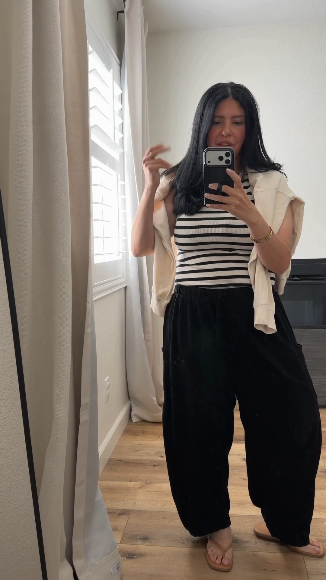 These pants are so good and part of the Amazon spring sale! Im wearing a large but if in between sizes, size down. 

Striped shirt is also on sale and love! I have multiple colors. It washes well and a great basic. 

#LTKSaleAlert #LTKootd #LTKmomlife