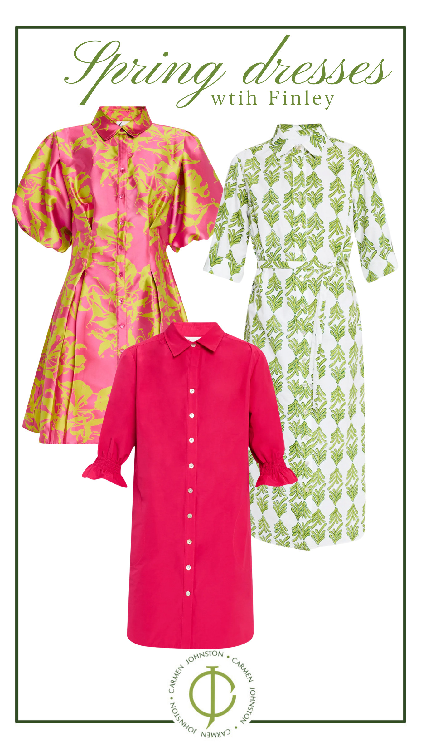 The best patterns from Finley for spring! #springdresses #LTKspring  

 #LTKSeasonal #LTKStyleTip