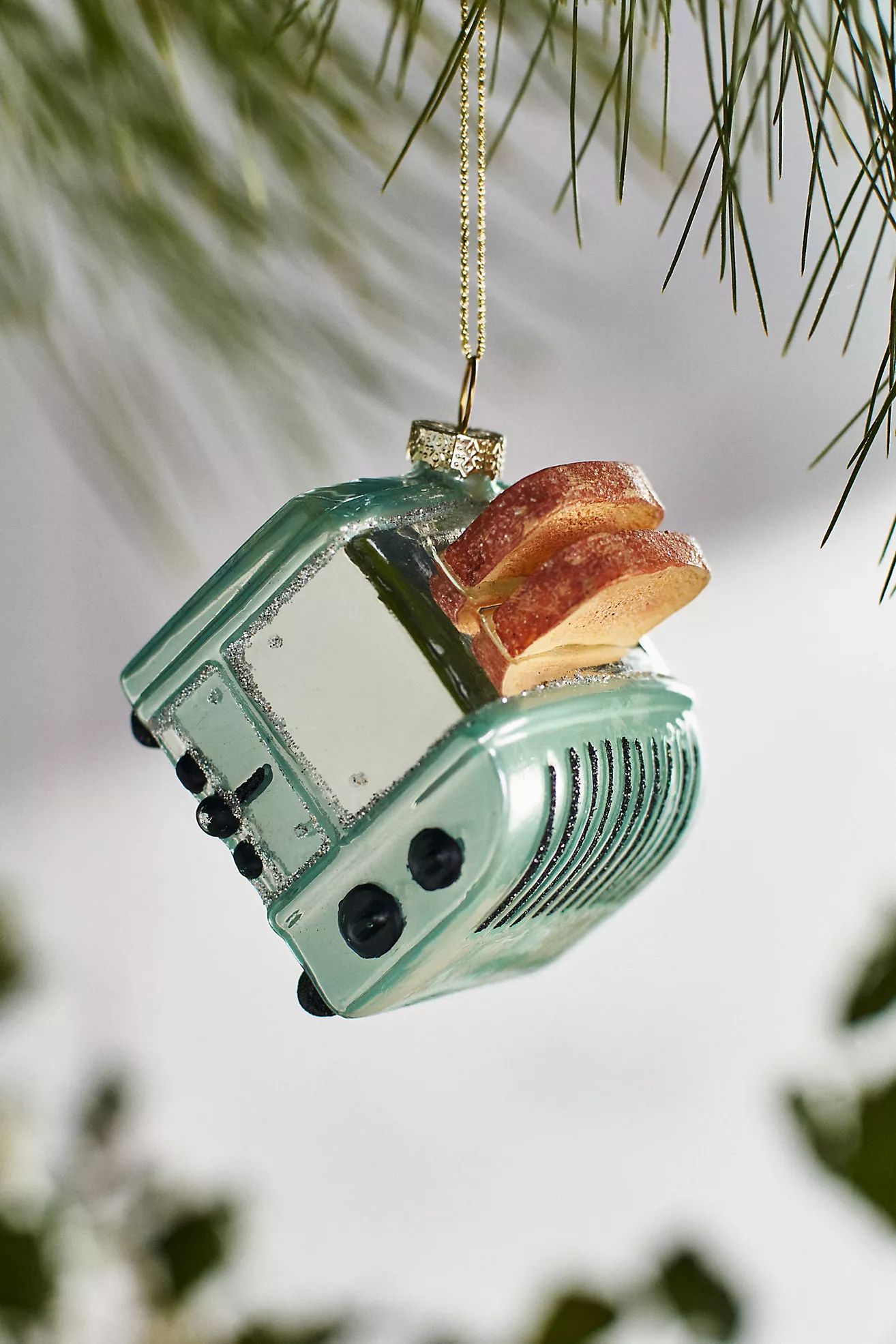 Toasted Glass Ornament | Anthropologie (US)