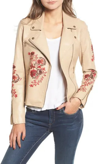 Women's Blanknyc Embroidered Moto Jacket | Nordstrom