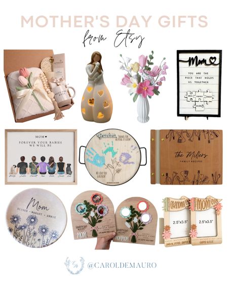Here are some thoughtful gift ideas for your mom, aunt, mother-in-law, and grandmom this Mother's Day! 
#giftguideforher #homedecor #etsymusthaves #affordablefinds

#LTKGiftGuide #LTKfindsunder100 #LTKhome