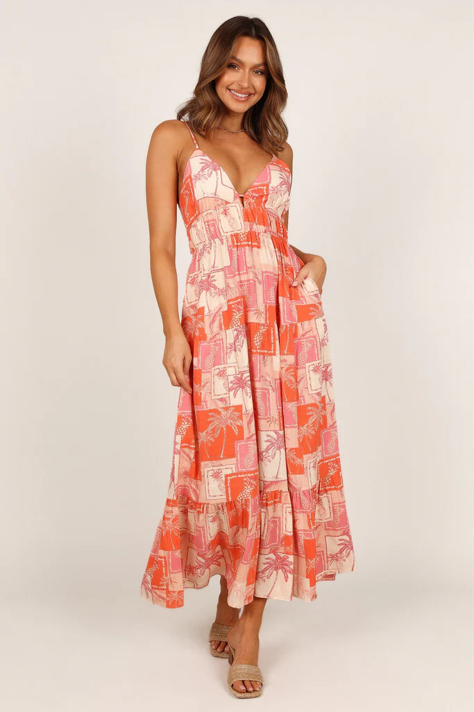 Luka Maxi Dress - Orange | Petal & Pup (AU)