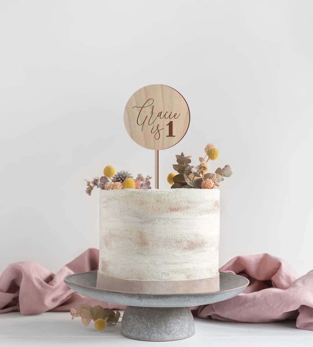 Smash Cake Topper Wood One Birthday Topper Boy Girl 1st Birthday Cake Topper First Birthday Custo... | Etsy (US)