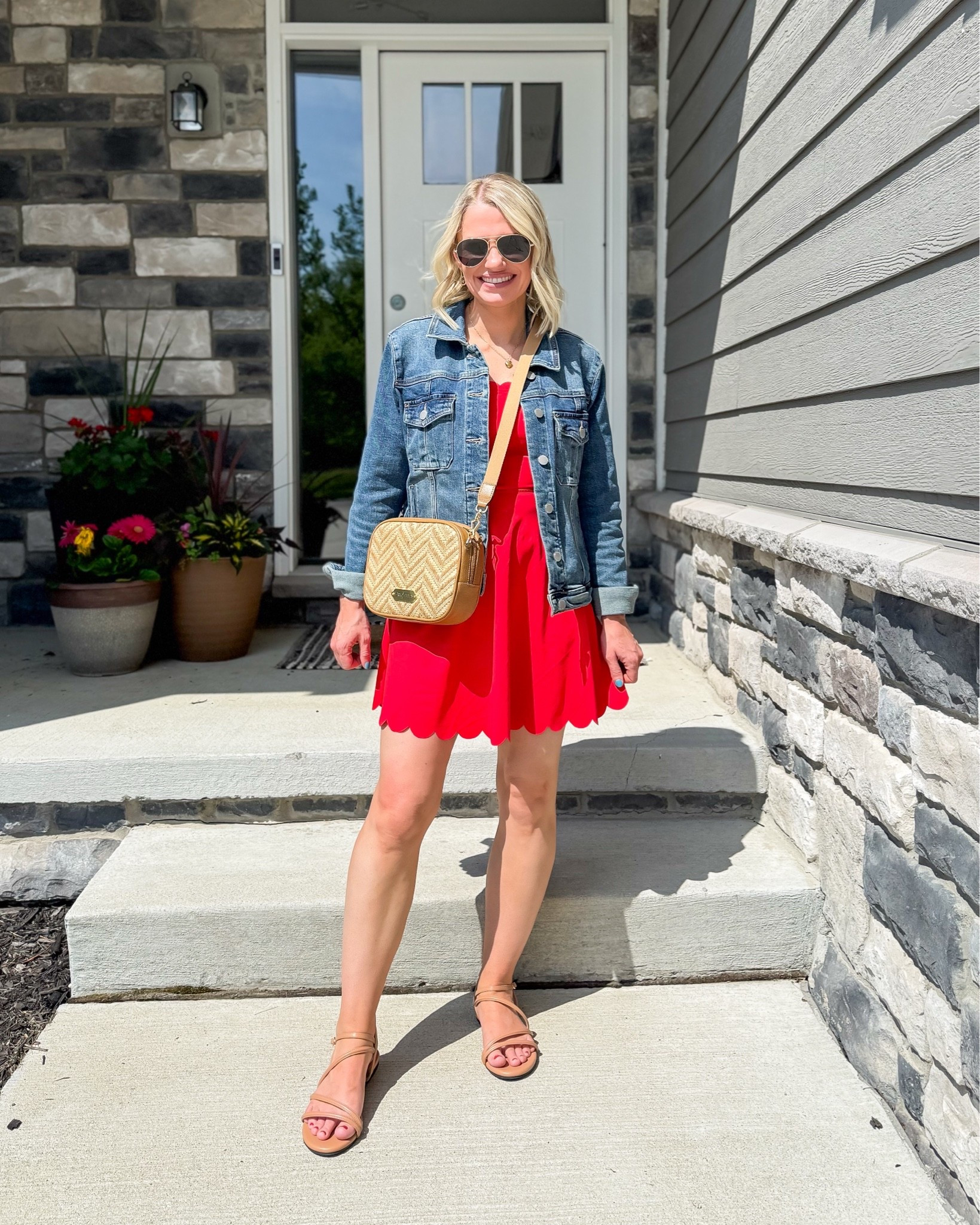 I love my new red athletic dress! Here’s how I wore it this week! 
Jacket- small
Dress- small

#LTKootd #LTKPetite #LTKOver40