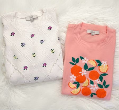 Summer Sweaters on Sale under $25! 

Look like Summer while being warm! Ordered these cuties for my mama who is cold on even the hottest day  

Dainty Floral Embroidered Pointelle Sweater & Pink Orange Sweater

#LTKSeasonal #LTKSaleAlert #LTKStyleTip