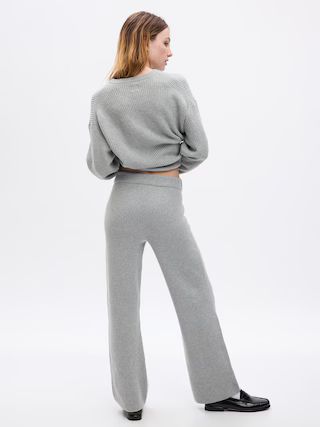 CashSoft Shaker-Stitch Sweater Pants | Gap (US)