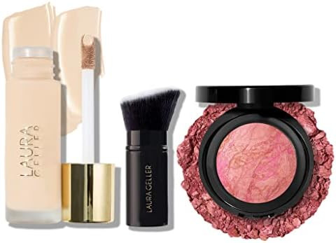LAURA GELLER NEW YORK The Classic Matte Look - Liquid (3 Piece) Double Take Liquid Foundation Por... | Amazon (US)