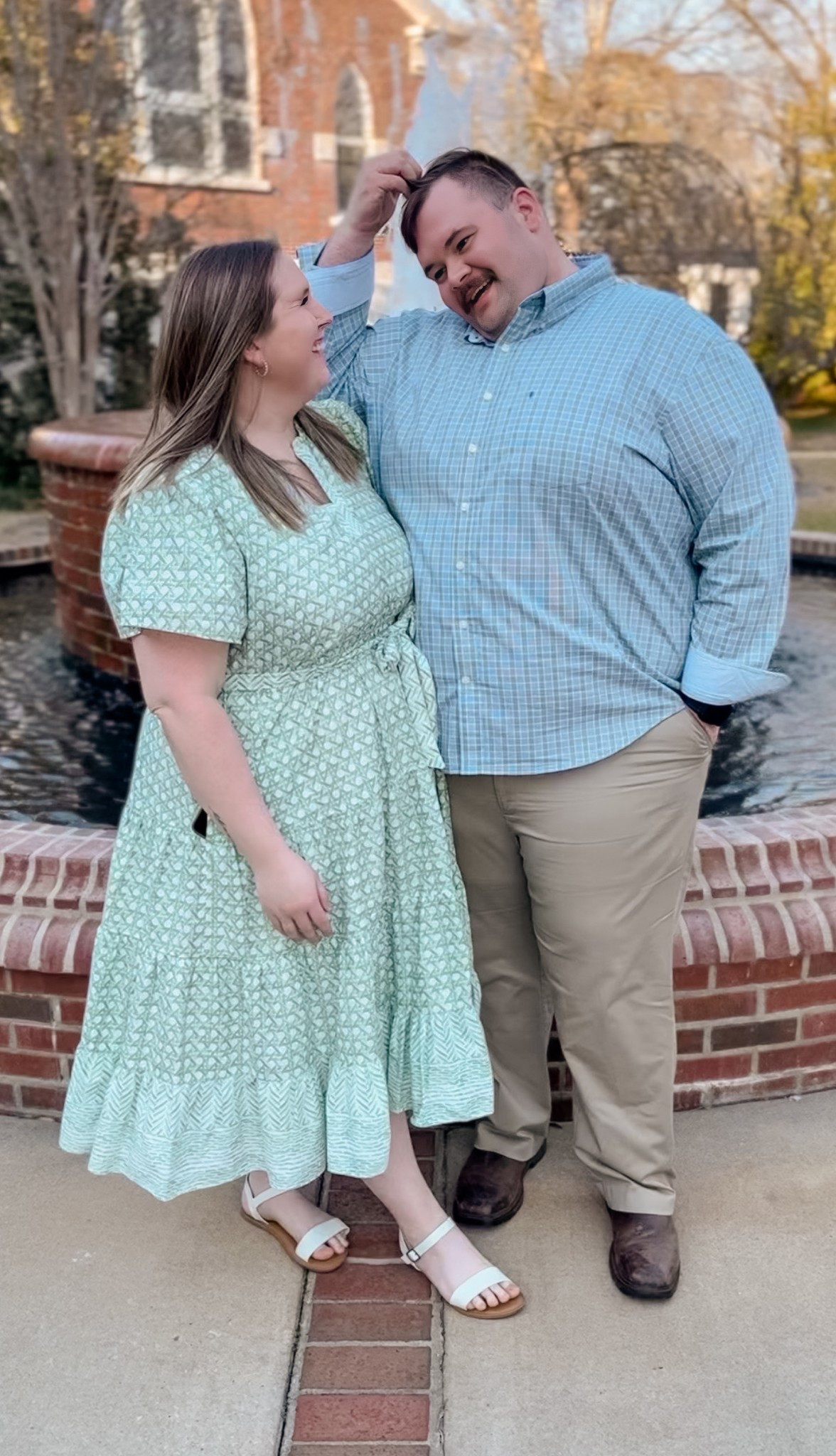 Spring is in the air, and so are the best Belk finds for both of us! 🌿🌸✨ My dress is giving effortless spring vibes, and it’s on sale! Plus, Belk has some great men’s styles too—perfect for Easter, date nights, and all the springtime fun. Don’t sleep on these deals! Shop our looks on LTK!

#BelkFinds #SpringStyle #LTKSpring #SpringSales #EasterOutfits #MensSpringStyle

#LTKSpringSale #LTKPlusSize #LTKMens