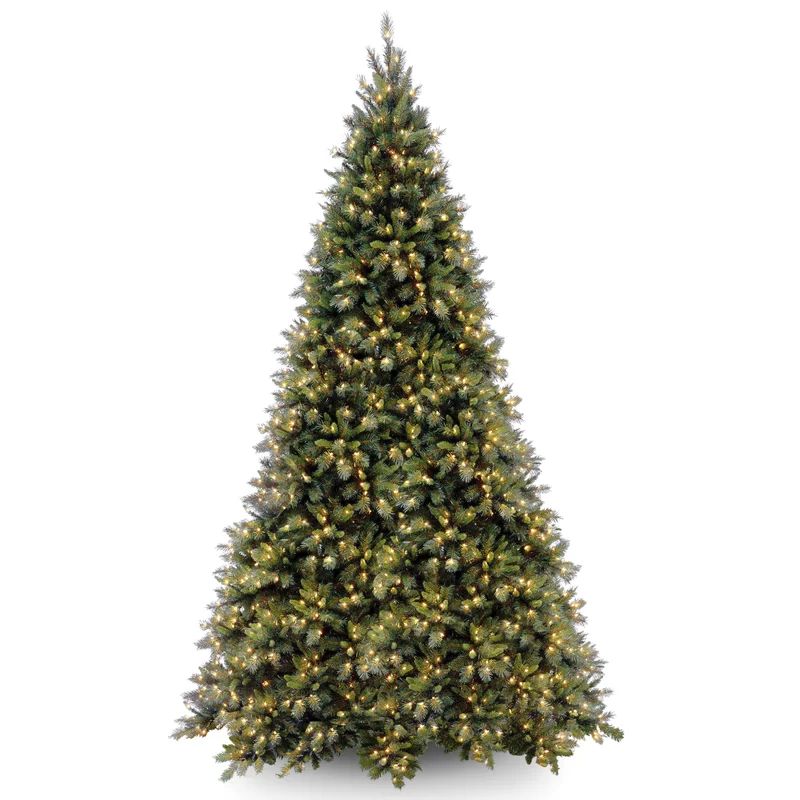 Tiffany Fir 12' Green Artificial Christmas Tree with 1400 Clear/White Lights | Wayfair Professional