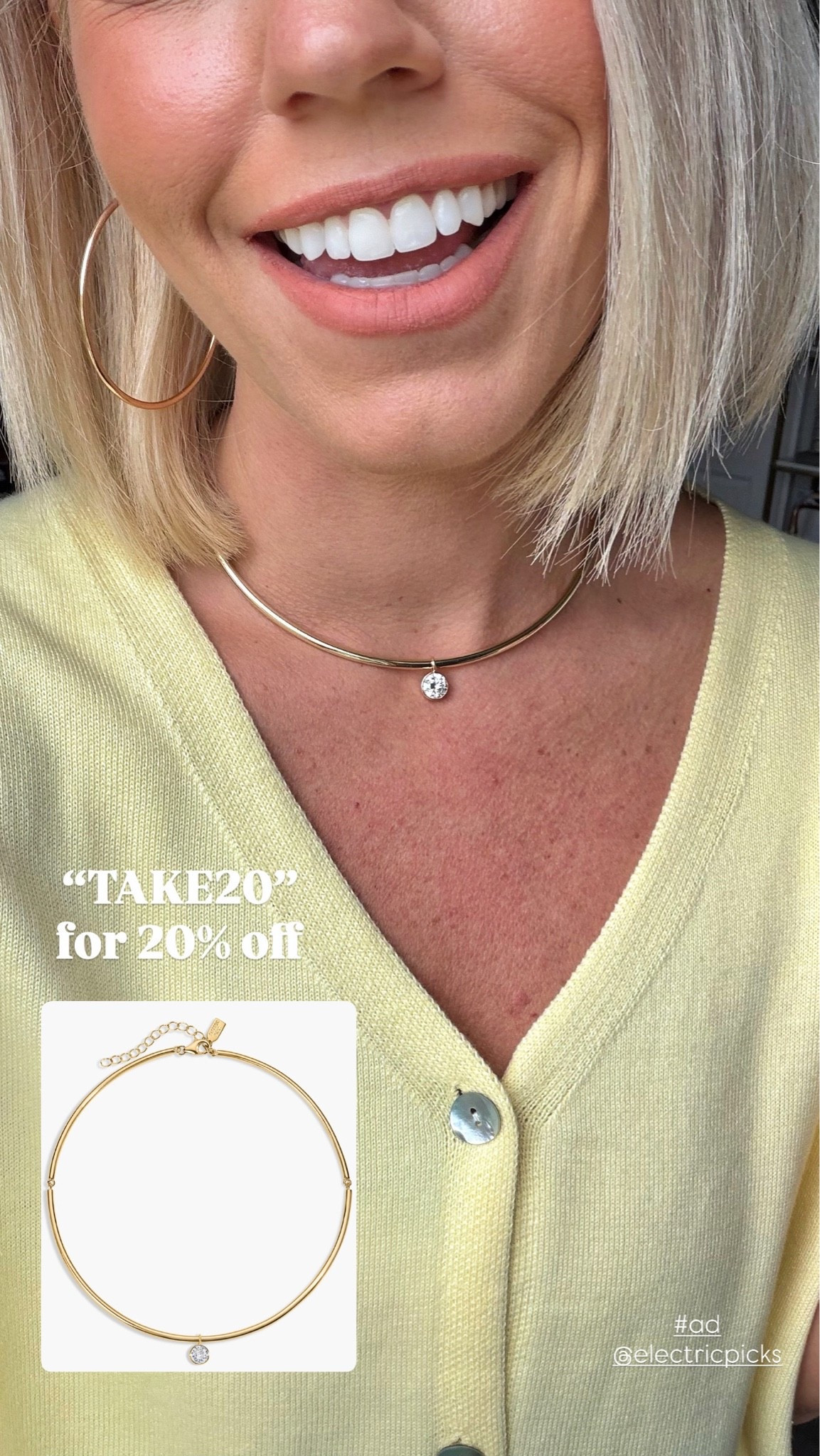 This necklace is so unique and the perfect touch to any outfit!!! Use code TAKE20 for 20% off!!! #ad @Electric Picks Jewelry

#LTKSaleAlert #LTKSeasonal #LTKootd