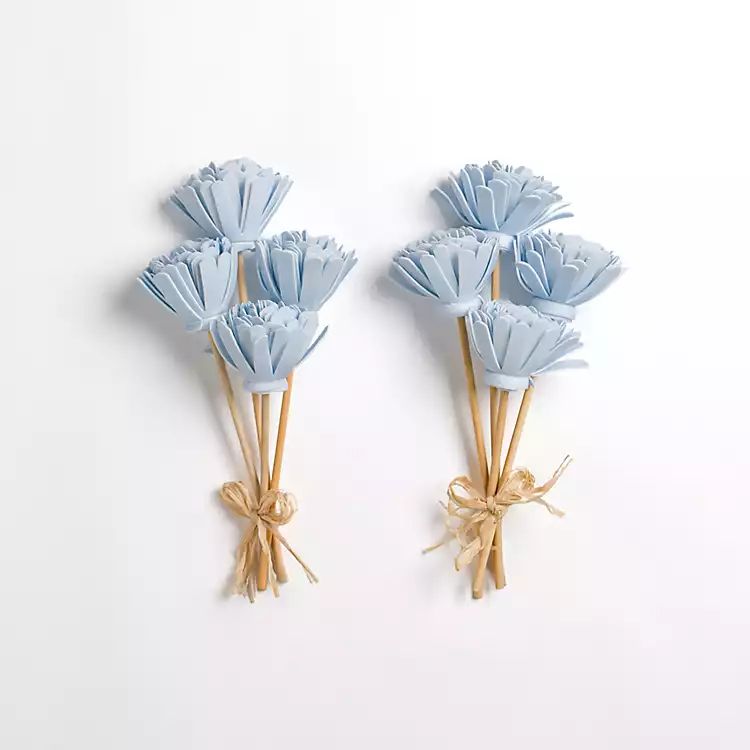 New! Blue Wooden Floral Stems, Set of 2 | Kirkland's Home
