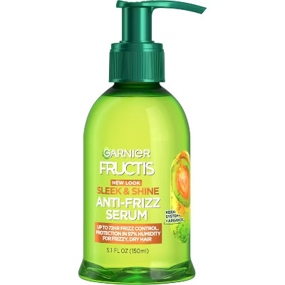 Garnier Fructis Sleek & Shine Anti-Frizz Serum - 5.1 fl oz | Target