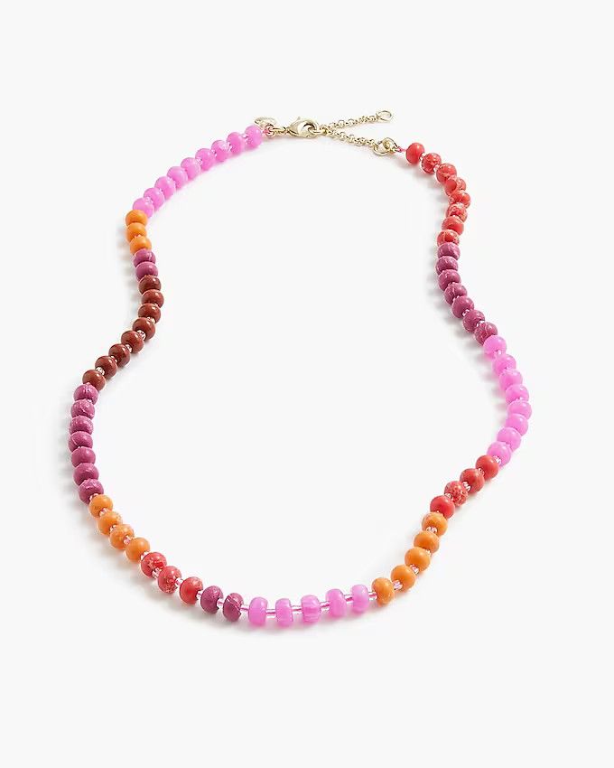 Beaded layering necklace | J.Crew Factory