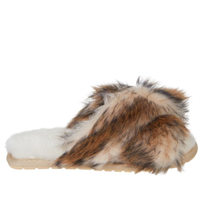 EMU Australia Mayberry Lava Sheepskin Cross Strap Slipper - 20166823 | HSN | HSN