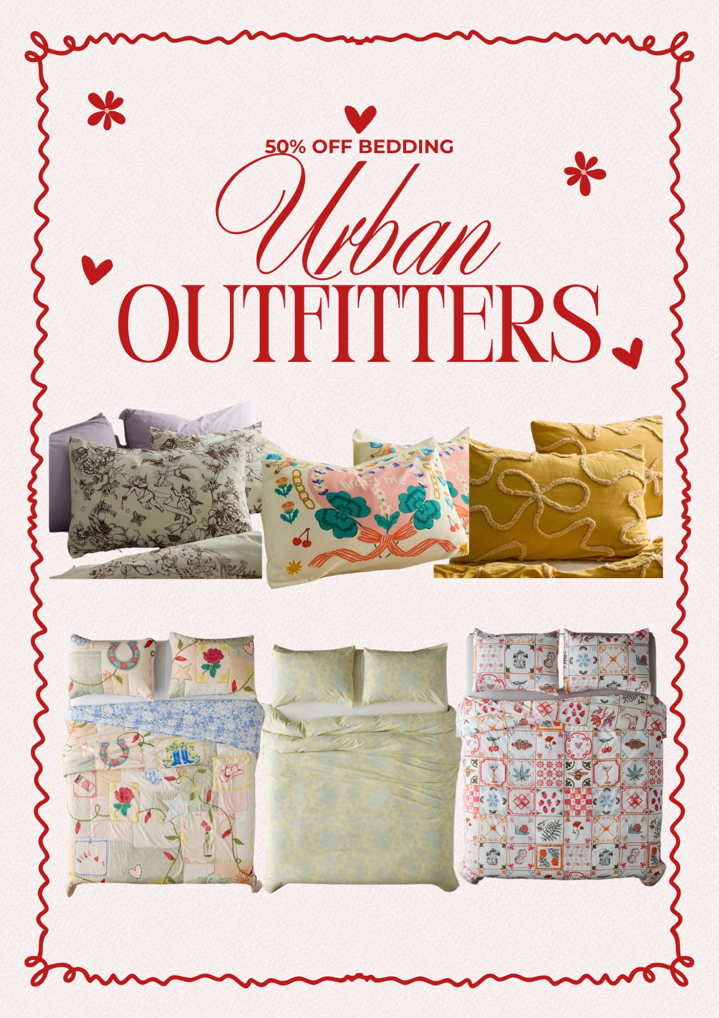 50% UO bedding sale!!!!! 

#LTKFindsUnder100 #LTKSaleAlert #LTKHome