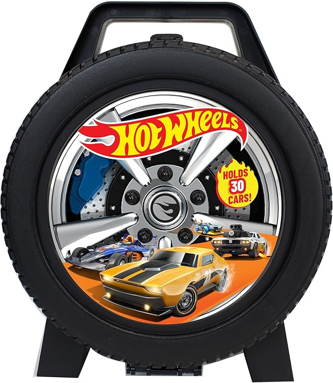 Mattel: Hot Wheels 30 Car Case - Wheel-Shaped Organizer, Storage Accessory, Holds 1:64 Scale Die-... | Amazon (US)