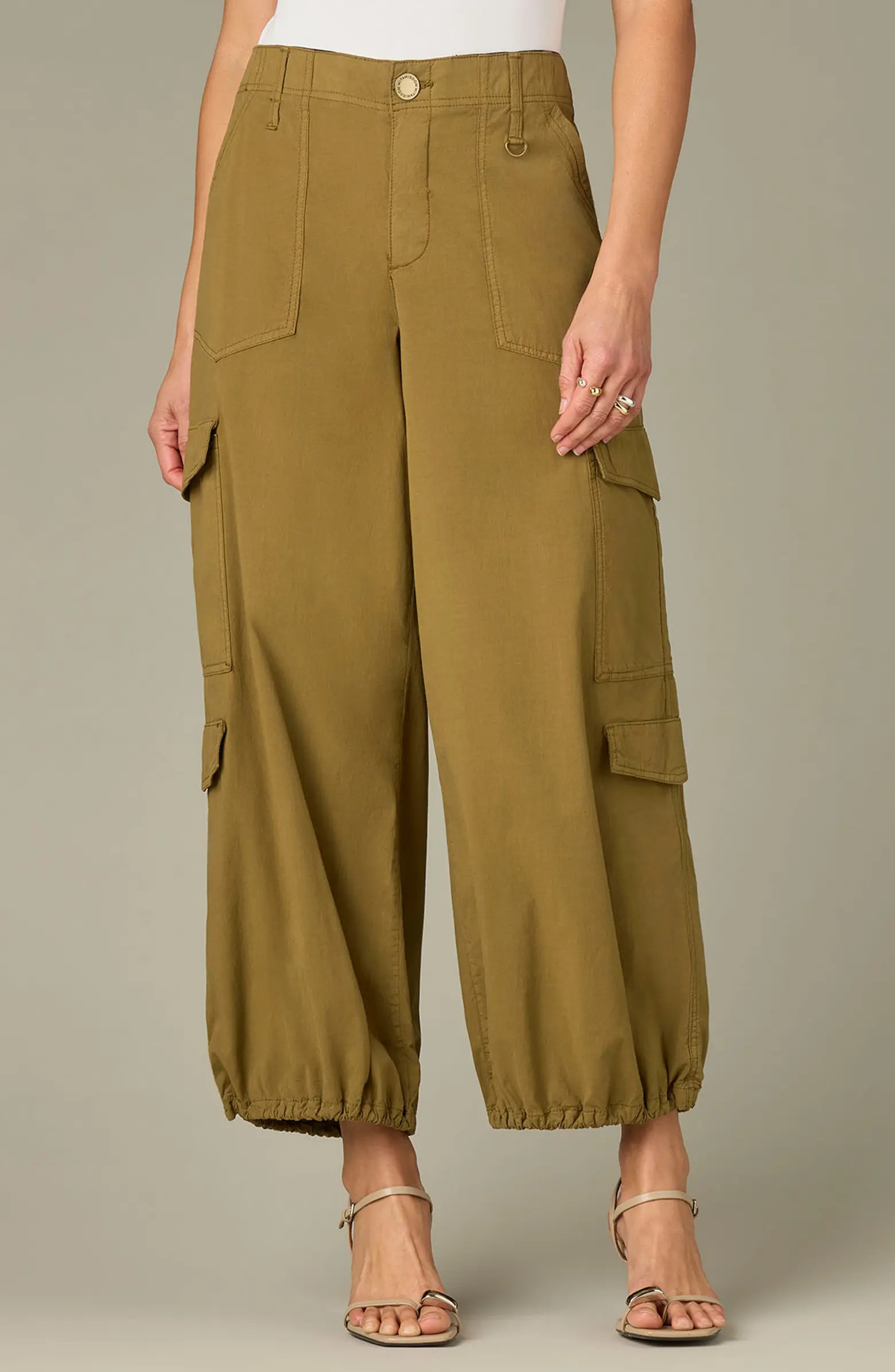 Wit & Wisdom Skyrise High Waist Wide Leg Utility Pants | Nordstrom | Nordstrom