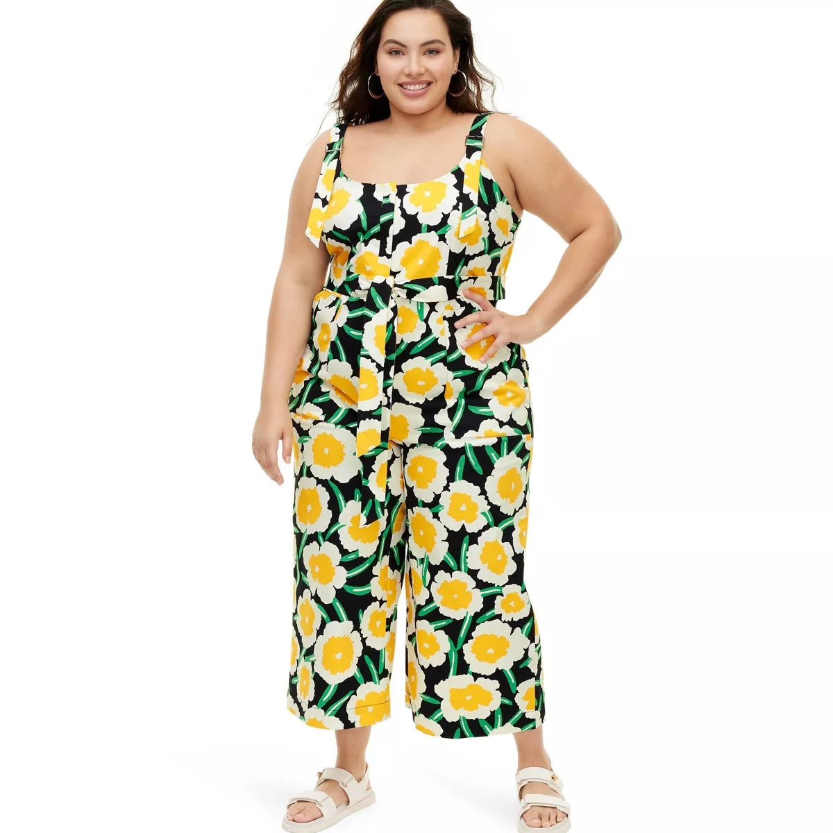 Women's Utility Sleeveless Yellow Poppy Jumpsuit - DVF for Target | Target
