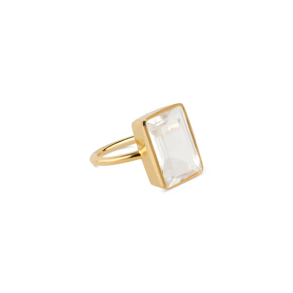 Luna Gold Ring | Crystal Quartz | elli parr