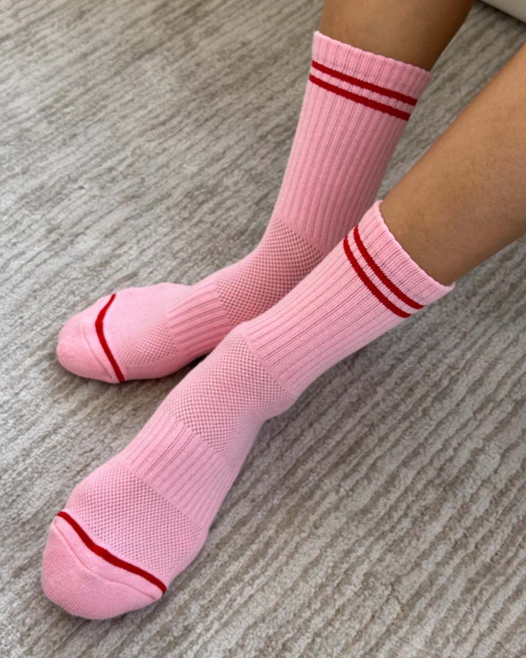 Boyfriend Socks  - Amour Pink | ban.do