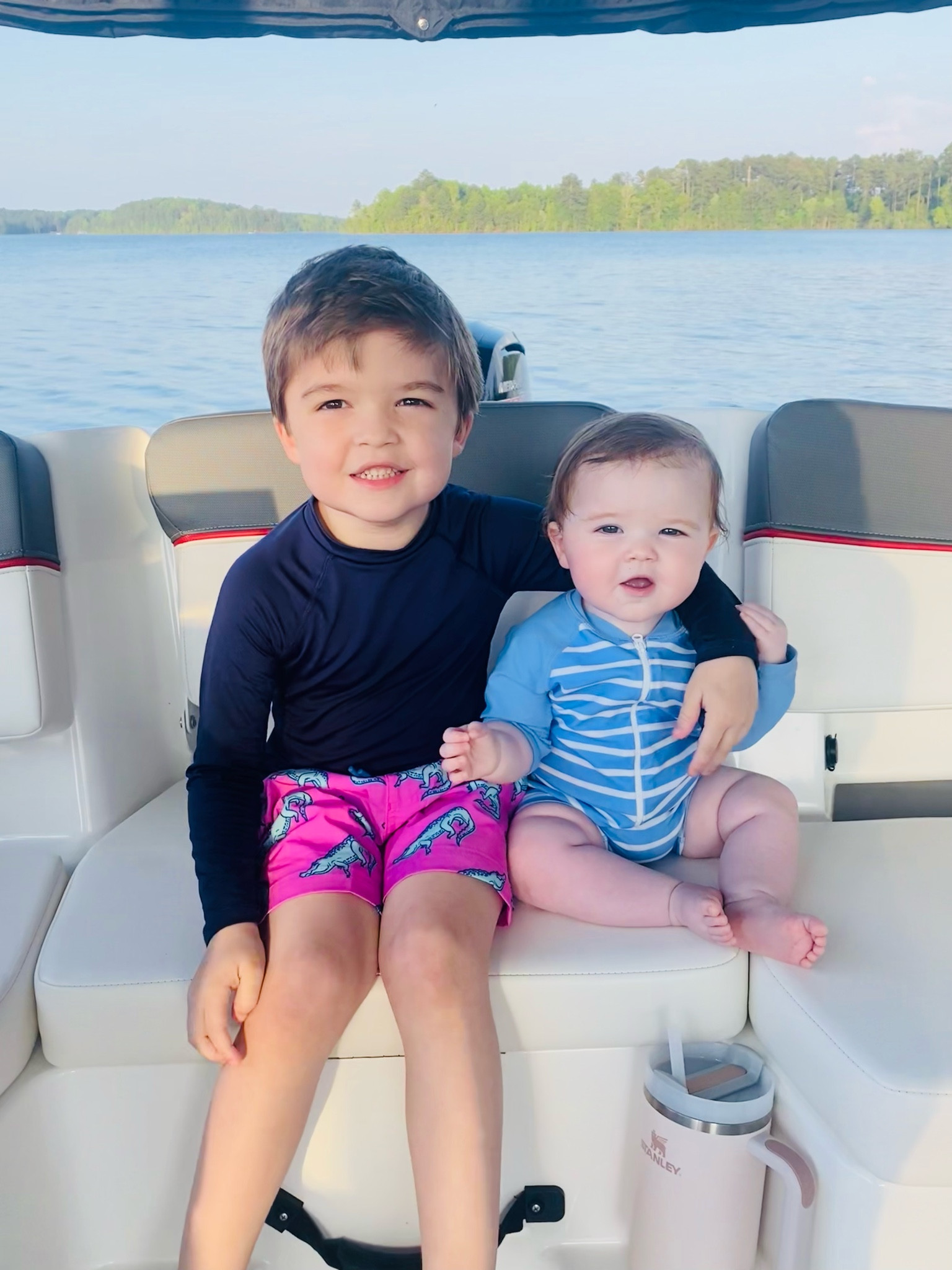 Lake days are back! 

Snag Beckham’s swim trunks from Sam’s Club for under $10, also available in a Dad match! 

Banks’ swimmy is our favorite brand Rugged Butts! One of the more affordable designer kids swimwear options and they last forever! 

#ruggedbutts #brothers #swim #swimsuit #swimwear #kids

#LTKkids #LTKfindsunder50 #LTKswim