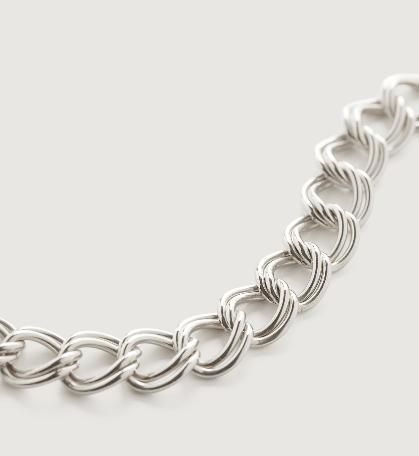 Groove Curb Chain Necklace 48cm/19' | Monica Vinader (US)