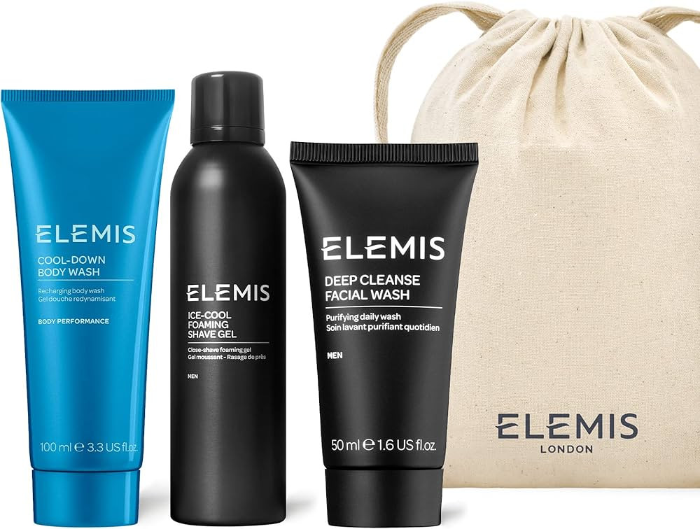 ELEMIS Men’s Head-to-Toe Grooming Collection, 3-Piece Daily Essentials to Elevate his Skin, Gif... | Amazon (UK)