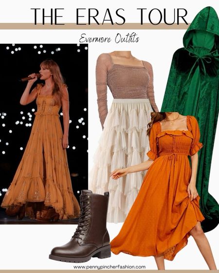 Evermore style. 
Taylor swift outfit ideas for the Eras tour. 
The Eras Tour movie outfits
Taylor Swift concert outfits
2024 Taylor swift concert style
Taylor swift outfits 
The Eras outfit Ideas
Evermore eras cape
Evermore inspo
Evermore aesthetic 