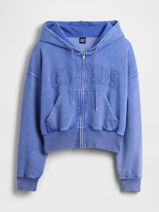 VintageSoft 1969 Logo Zip Hoodie | Gap (US)