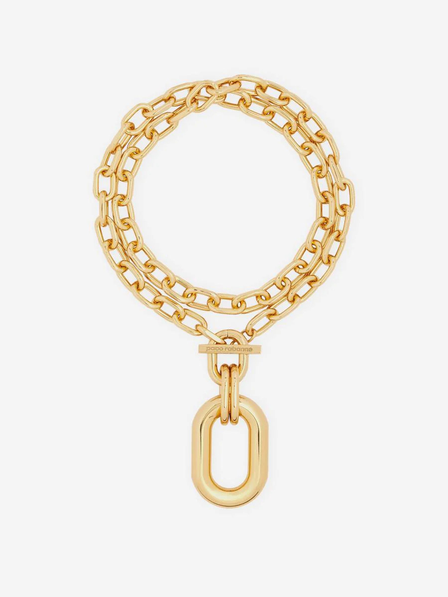 Rabanne Double Chain Link Necklace Xl | Baltini