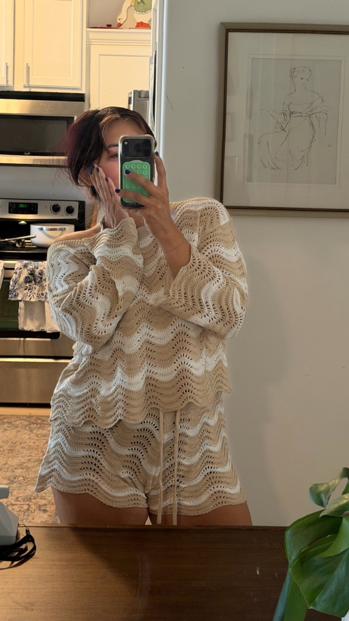 the cutest, comfiest knit summer set - wearing a size large