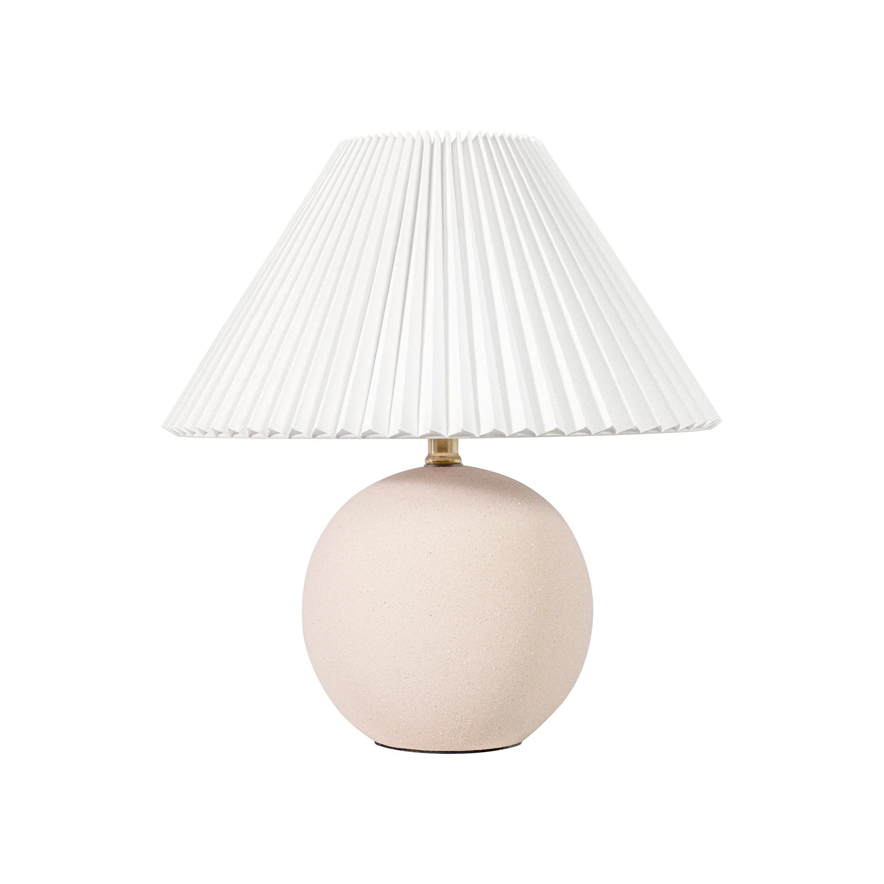 17-inch Ceramic Pleated Table Lamp | Rugs USA