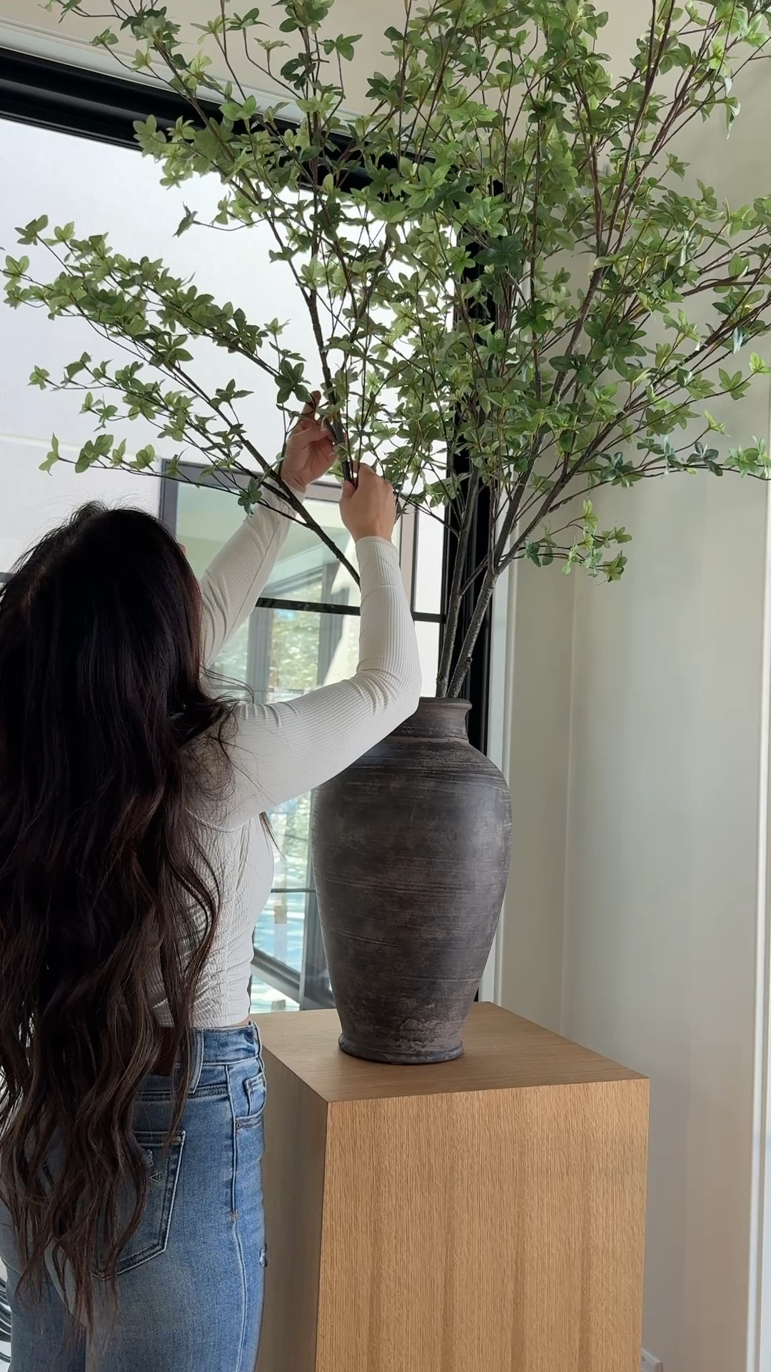 An organic pop of color for the entryway. These are new faux branches from Pottery Barn. They are so easy to style.

#LTKStyleTip #LTKWatchNow #LTKHome