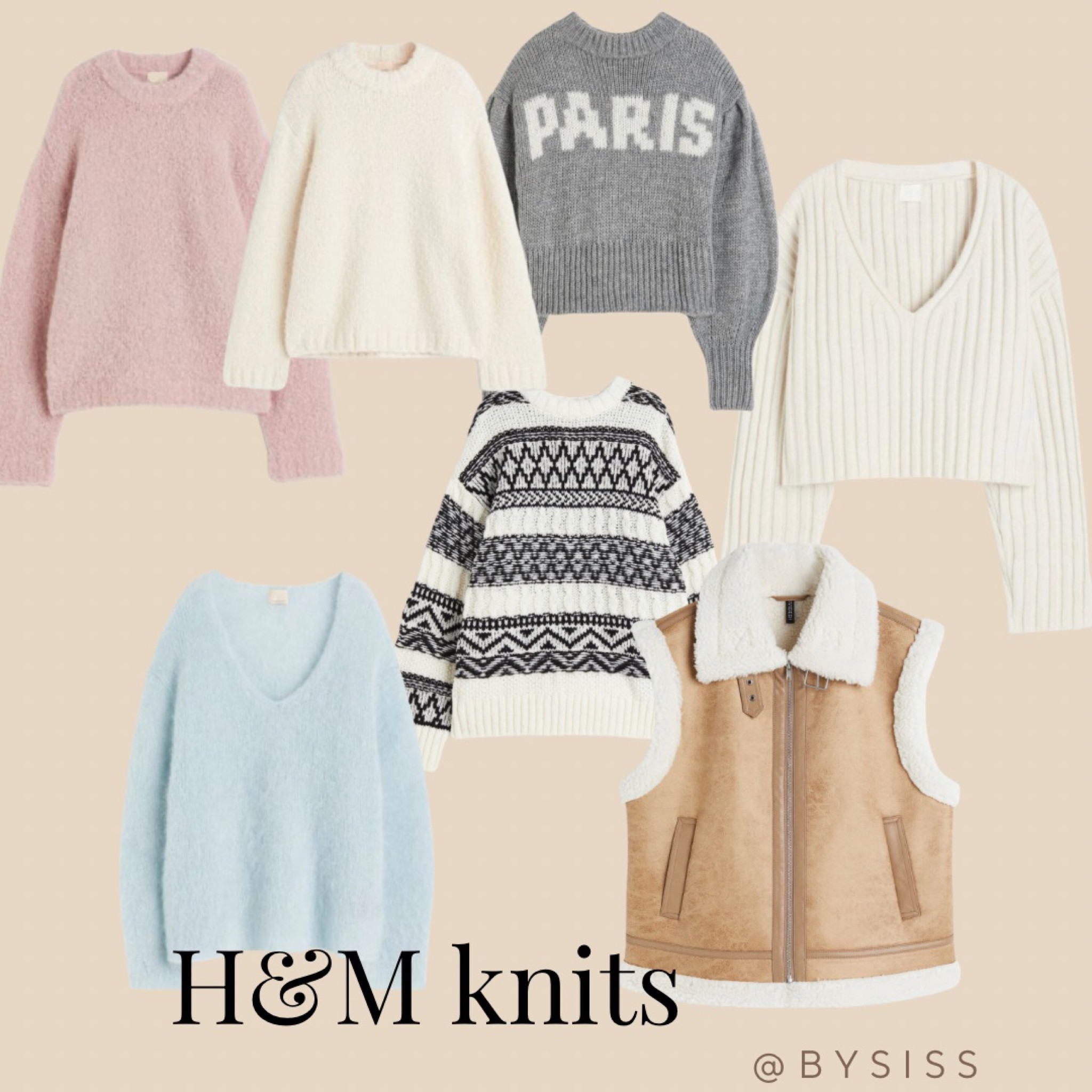 Knits, fall layers @hm
.
Outfit ideas, bySiss, jumper, knitted style 

#LTKSeasonal #LTKU #LTKeurope