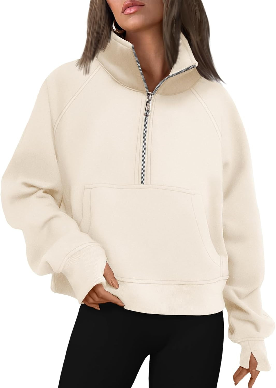 AUTOMET Womens Sweatshirts Half Zip Fleece Pullover Fall Outfits | Amazon (US)