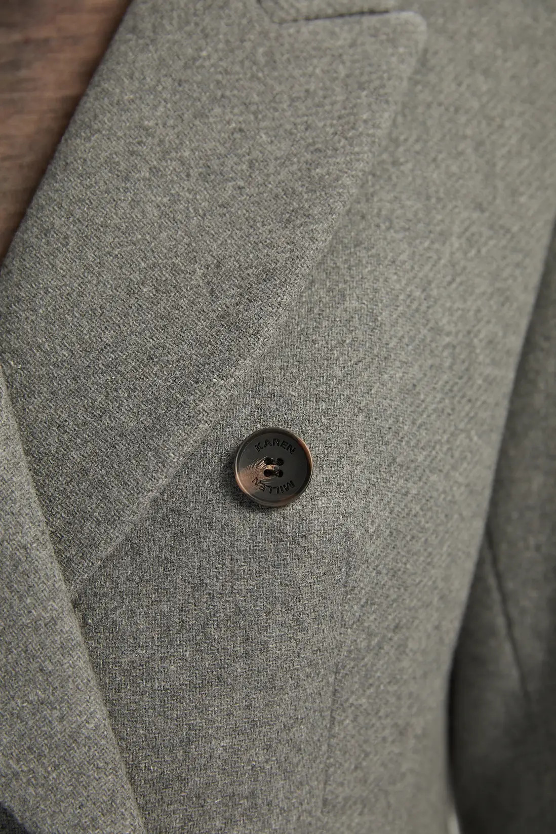 Wool Double Breasted Tailored Maxi Coat | Karen Millen
