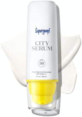 Supergoop! SPF 30 Anti-Aging City Sunscreen Serum, 2 Fl Oz | Amazon (US)