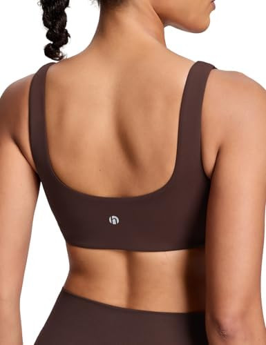 HeyNuts Scoop Neck U Back Sports Bras | Amazon (US)